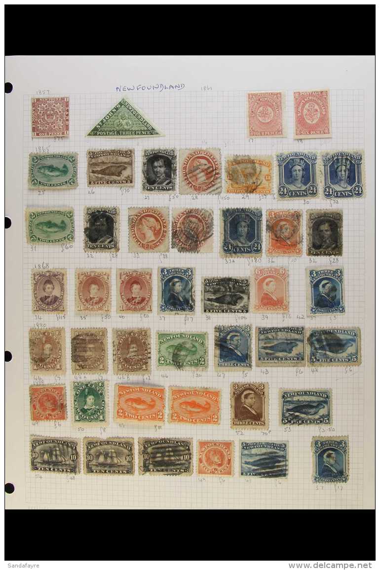 1857-1897 MINT AND USED COLLECTION On Album Pages, Some Mixed Condition But Mainly Fine, The Imperf All With Good... - Altri & Non Classificati