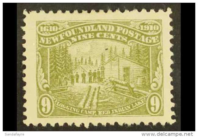 1910 9c Olive-green "Logging Camp", Perf 12, SG 102, Very Fine Mint. For More Images, Please Visit... - Other & Unclassified