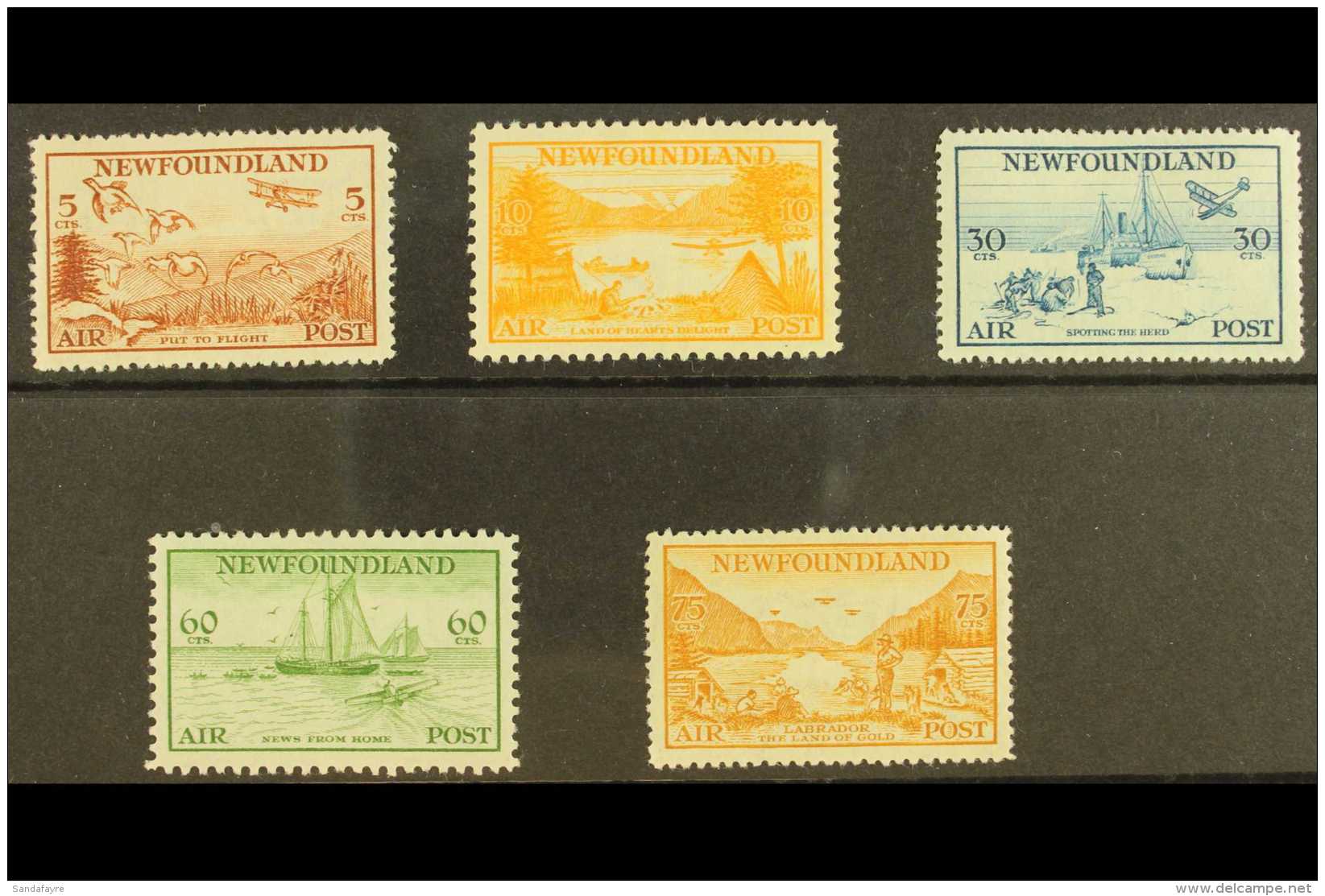 1933 Airs Complete Set, SG 230/34, Fine Fresh Mint. (5 Stamps) For More Images, Please Visit... - Other & Unclassified