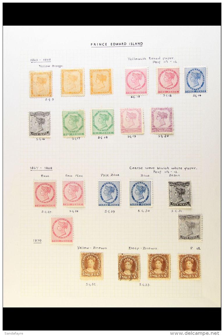 1861 - 1872 MINT &amp; USED COLLECTION Interesting Mint And Used Collection With A Good Range Of Perf And Shade... - Other & Unclassified