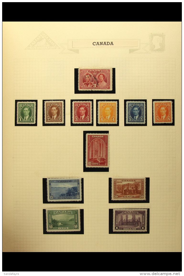 1927-1969 ORIGINAL COLLECTION IN AN ALBUM Mint And Used, Generally Fine Condition. From 1927 Confederation... - Other & Unclassified