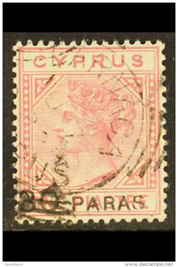 1882 30pa On 1pi Rose, SG 24, Fine Cds Used For More Images, Please Visit... - Other & Unclassified