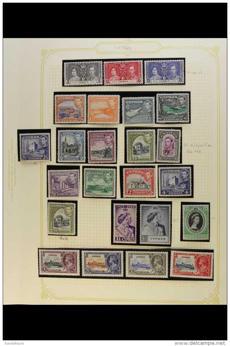 1935-1984 FINE MINT COLLECTION On Leaves, ALL DIFFERENT, Inc 1935 Jubilee Set, 1938-51 Pictorials Most Vals To... - Other & Unclassified