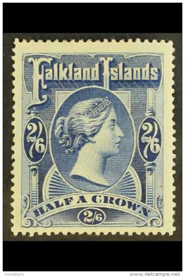 1898 2s6d Deep Blue, SG 41, Fine Mint, Very Fresh. For More Images, Please Visit... - Falkland Islands