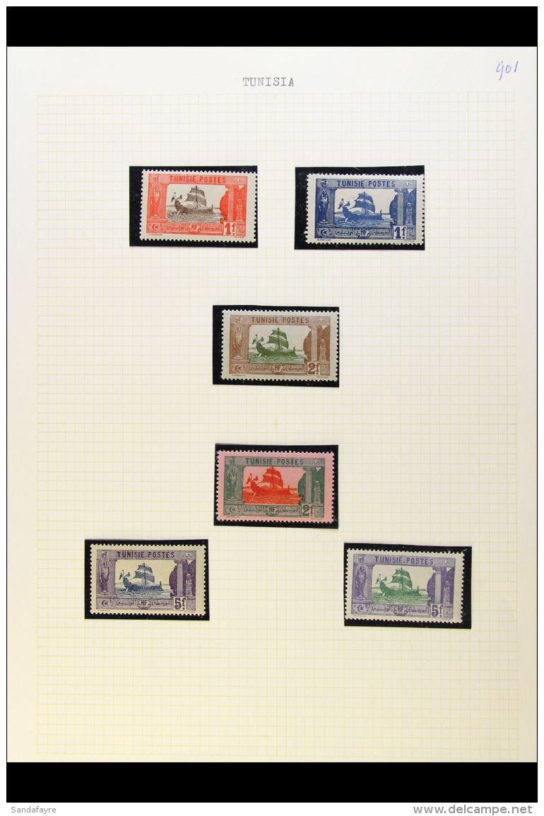 TUNISIA 1906-61 Fine Mint Or NHM Collection Which Includes 1906-20 Set, 1923-26 Set, 1947-49 Set, 1954 Set,... - Other & Unclassified
