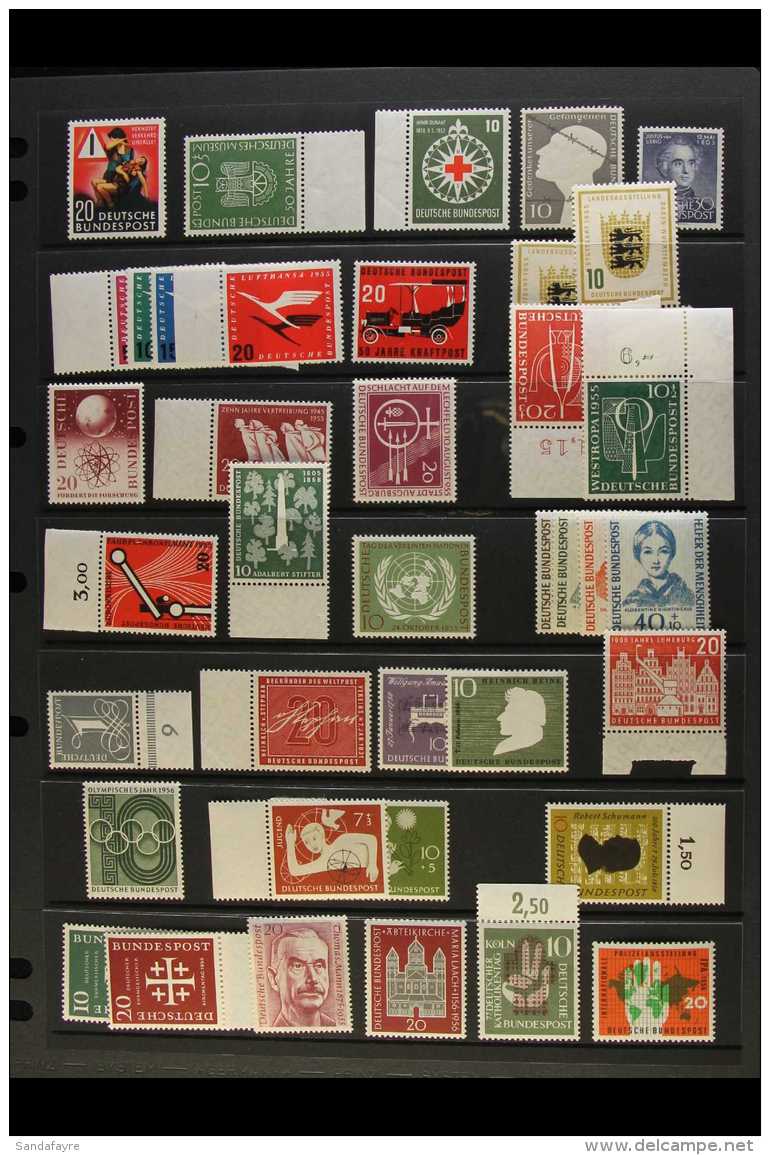 1953-56 NHM ALL DIFFERENT COLLECTION Neatly Presented On Stock Pages. Includes 1953 Road Safety, Museum, Red... - Other & Unclassified