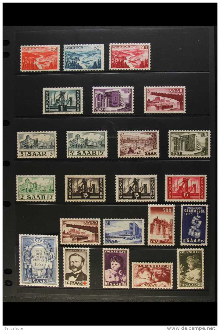 1948-55 ALL DIFFERENT NHM COLLECTION An Attractive Collection Presented On A Pair Of Stock Pages. Includes 1948... - Other & Unclassified