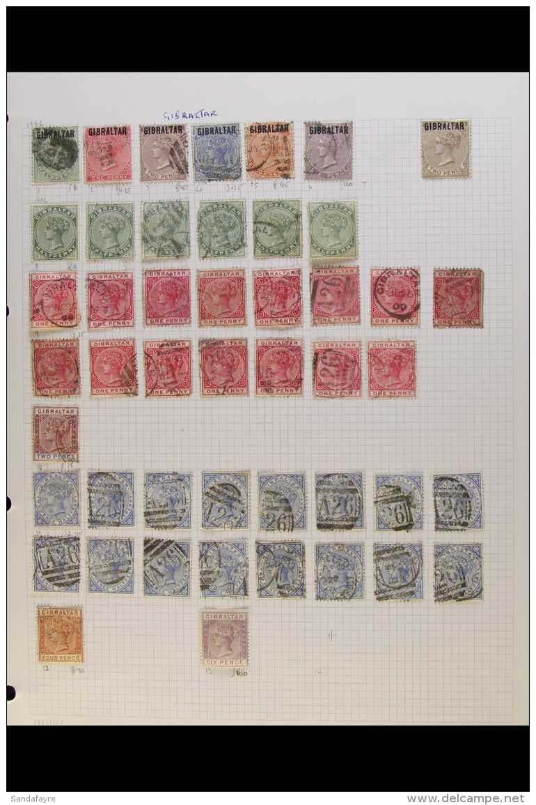 1886-1951 POWERFUL MINT AND USED COLLECTION On Album Pages, Mostly Fine And Fresh Condition. With 1886 (Bermuda... - Gibraltar