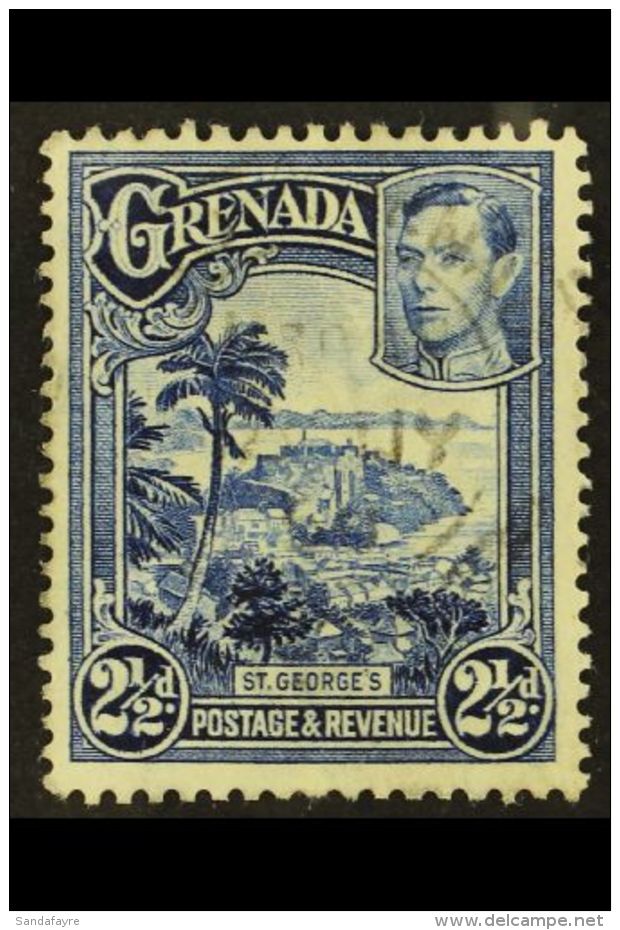 1938-50 2&frac12;d Bright Blue Perf 12&frac12;x13&frac12;, SG 157a, Fine Cds Used. For More Images, Please Visit... - Grenada (...-1974)