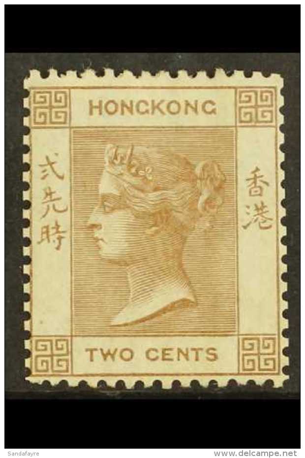 1862-63 No Watermark 2c Brown, SG 1, Mint, Some Gum Disturbance. Scarce Stamp. For More Images, Please Visit... - Other & Unclassified
