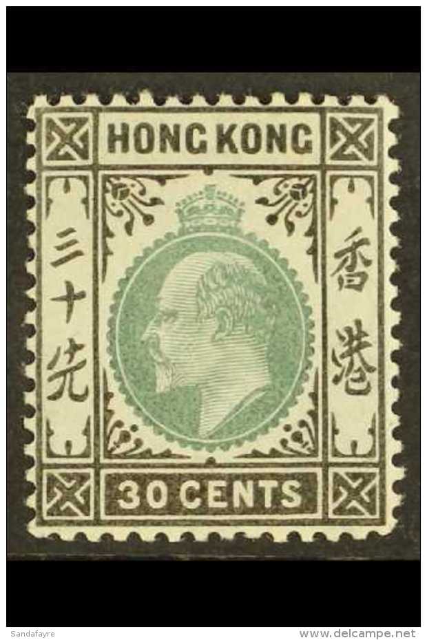 1904 30c Dull Green And Black, Wmk MCA, SG 84, Very Fine And Fresh Mint. For More Images, Please Visit... - Other & Unclassified