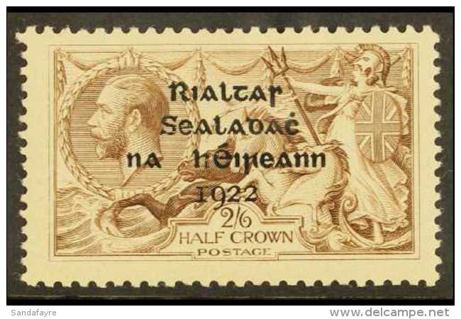 1922 (Thom) 2s6d Sepia-brown, SG 44, Fine Mint. For More Images, Please Visit... - Other & Unclassified