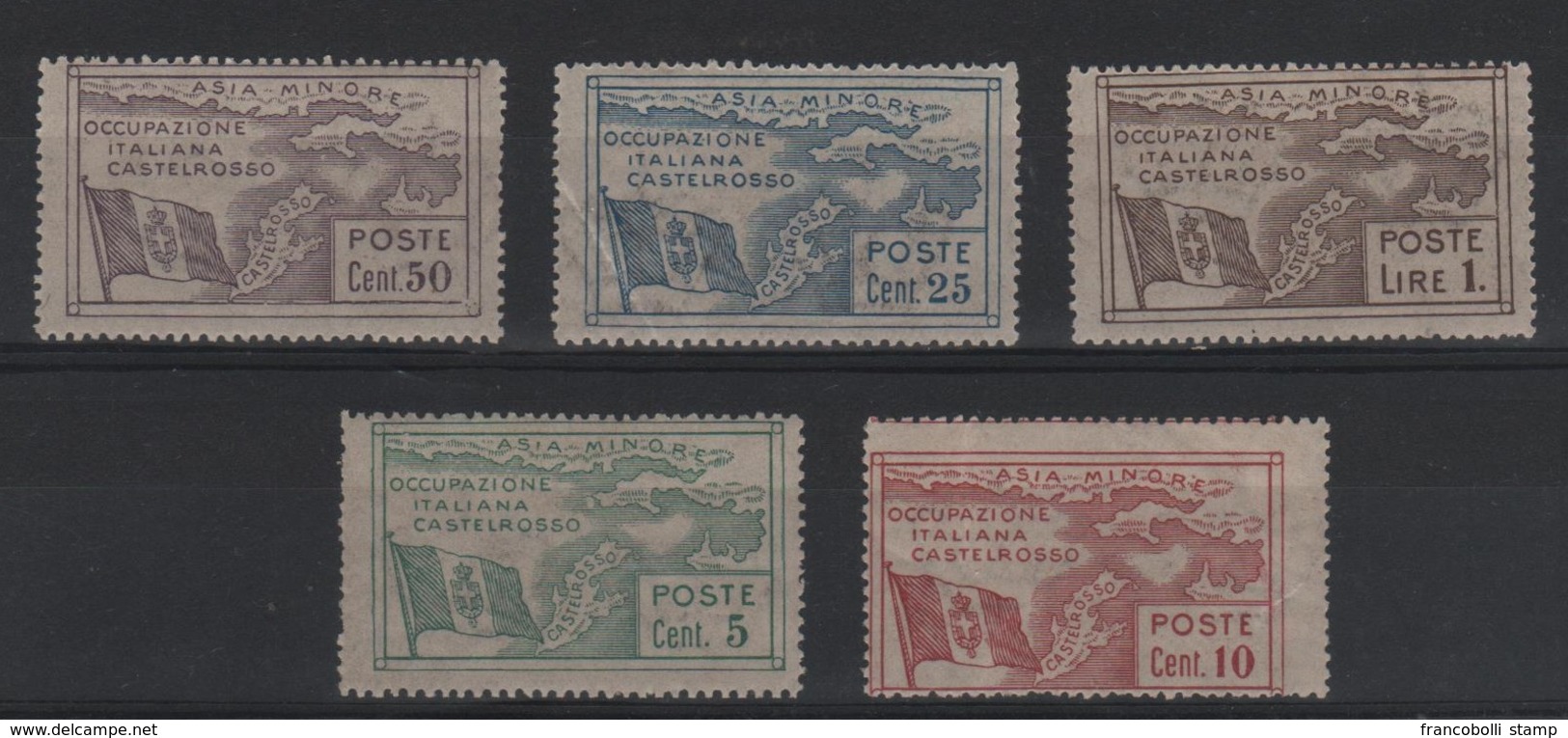 Castelrosso Serie Cpl MNH - Castelrosso