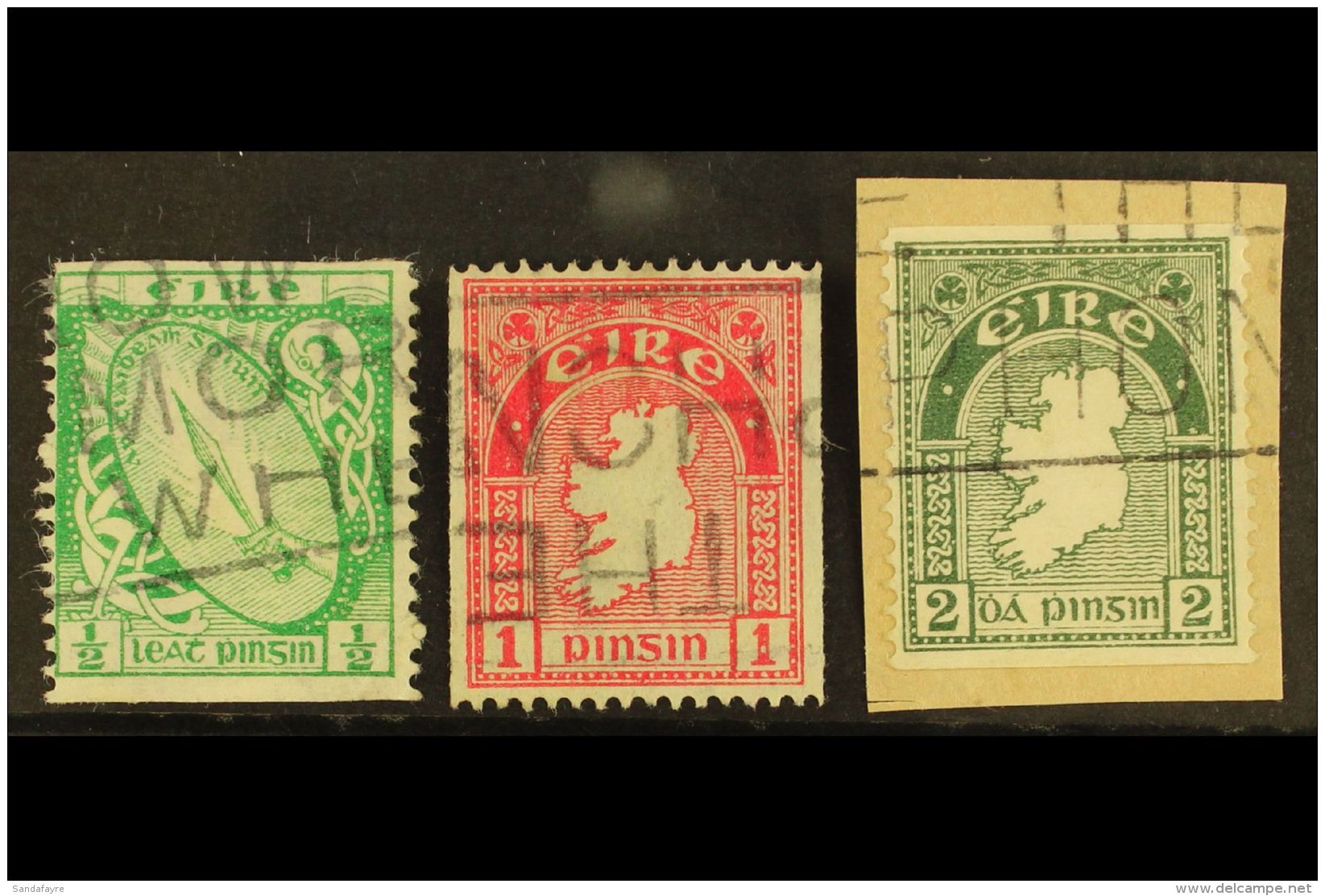 1934 COIL STAMPS &frac12;d, 1d And 2d, SG 71a, 72c, 74a, Fine Slogan Cancels Used. (3) For More Images, Please... - Other & Unclassified