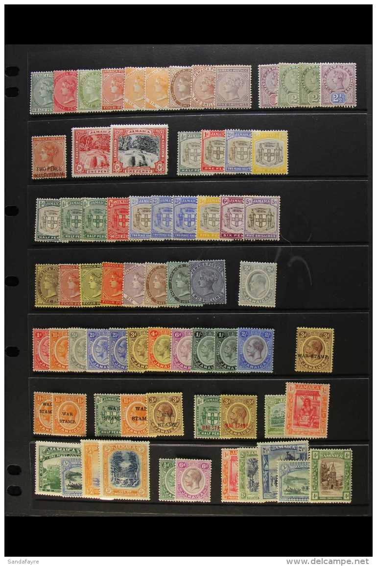 1883-1962 MINT COLLECTION Incl. 1883-92 1d Rose, Others To 2s And 5s, 1889-91 Set, 1890 2&frac12;d On 4d, 1900-01... - Jamaica (...-1961)