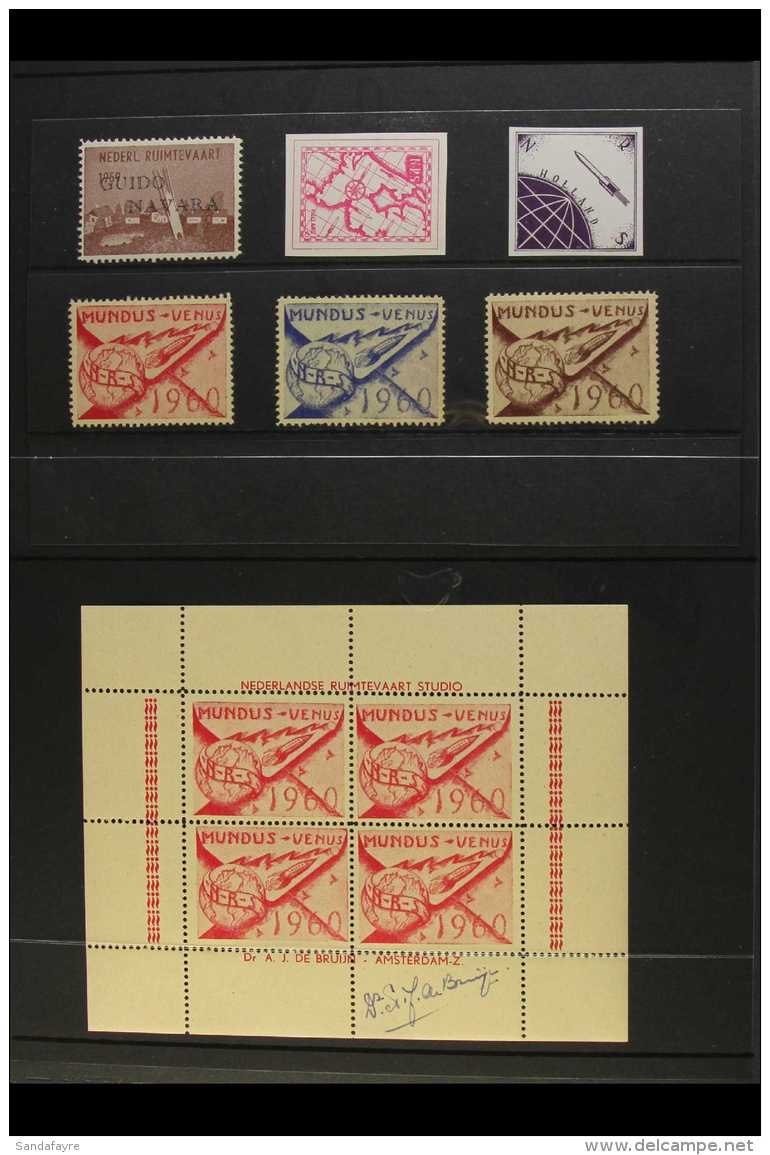 ROCKET MAIL 1934-63 ALL DIFFERENT COLLECTION Presented On Stock Pages Inc 3 X 1960 Sheets Signed By Prof A.J De... - Other & Unclassified