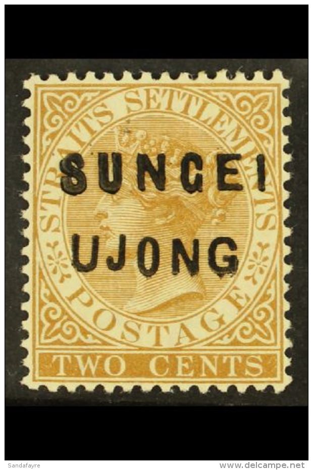 SUNGEI UJONG 1881 2c Brown , "N &amp; E", And "U And NG" Wide, SG 8, Very Fine Mint. Lovely Stamp. For More... - Other & Unclassified
