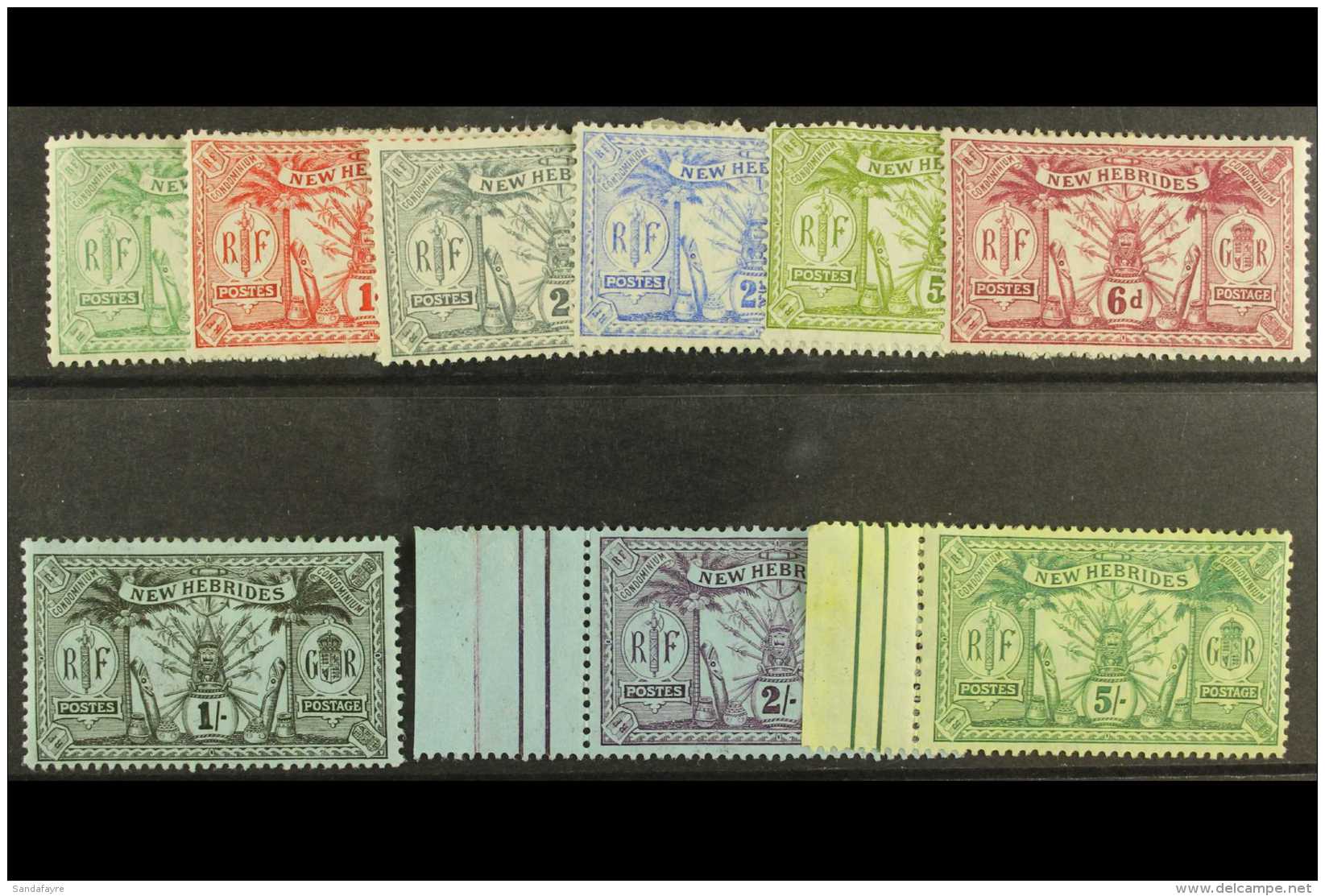 ENGLISH: 1911 Complete Set, SG 18/28, Fine Mint. (9) For More Images, Please Visit... - Other & Unclassified