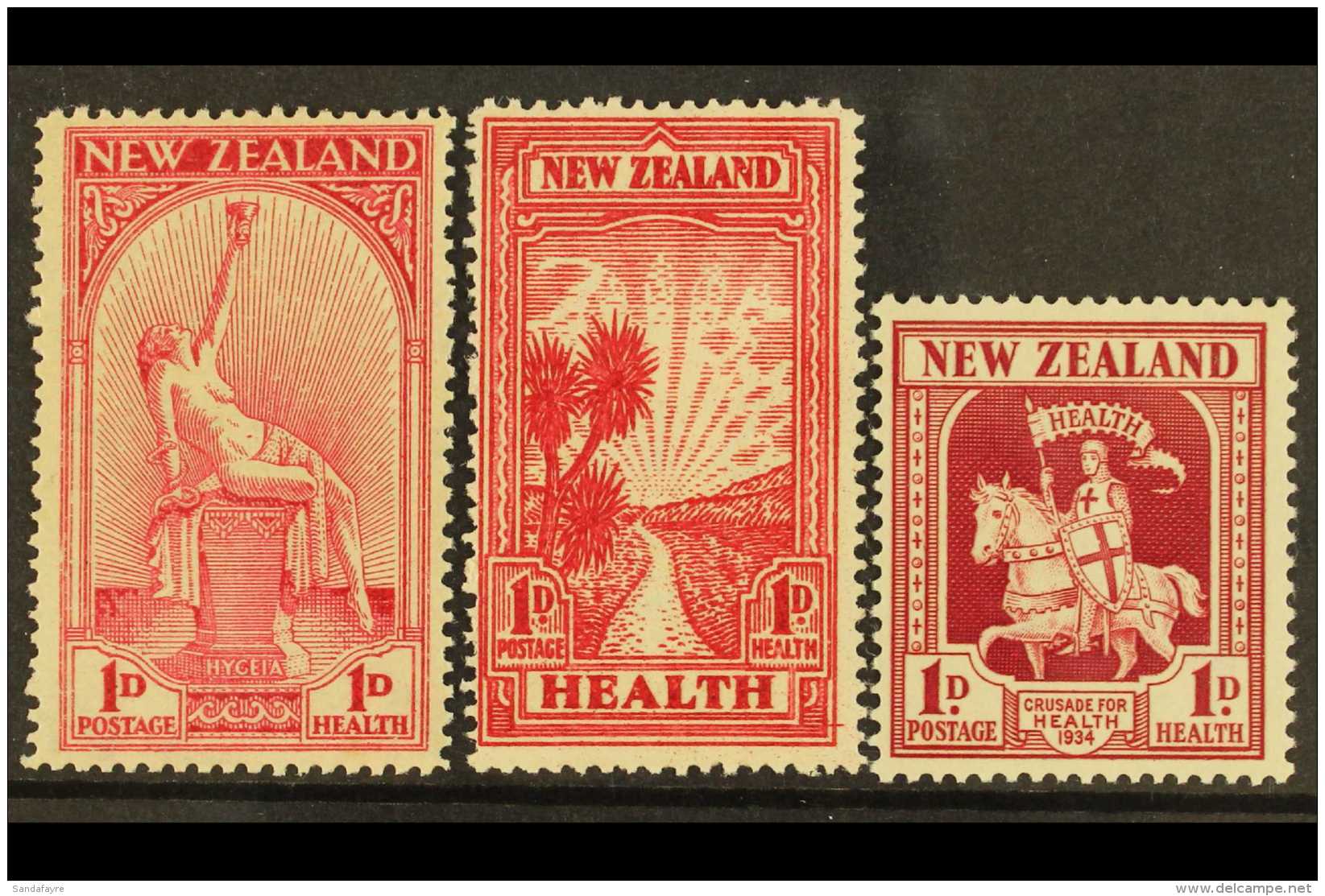 1932-34 Health Stamps Complete, SG 552, 553 And 555, Never Hinged Mint. (3 Stamps)  For More Images, Please Visit... - Other & Unclassified