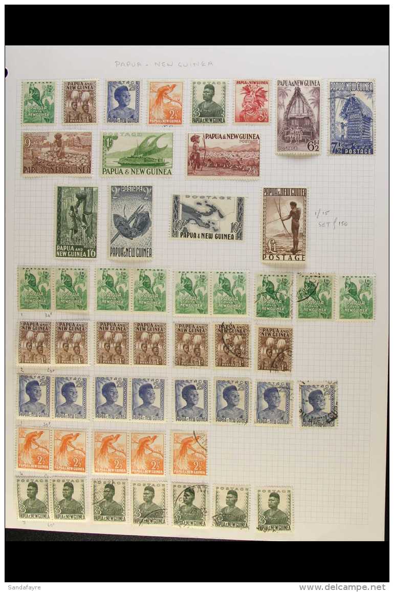 1952-2011 COLLECTION On Leaves, Mint &amp; Used, 1950's Issues With Light Duplication Otherwise Virtually All... - Papua New Guinea