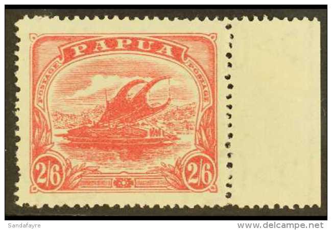 1911-15 2s6d Rose-carmine Lakatoi, Watermark Crown To Right, SG 91w, Very Fine Mint With Margin At Right. For More... - Papua New Guinea