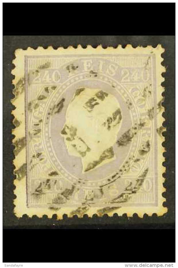 1870-76 240r Pale Dull Lilac Straight Label Perf 12&frac12;, Michel 44x B, SG 99, Good Used, Cat &pound;1,600. For... - Other & Unclassified