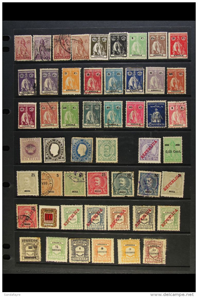 1880's-1970's MINT &amp; USED RANGES On Stock Pages, Mainly All Different, Inc Angola, India, St Thomas &amp;... - Other & Unclassified