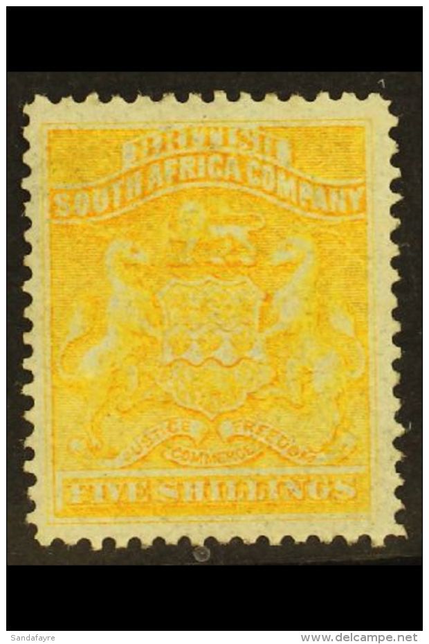 1892-93 5s Orange-yellow, SG 8, Fine Mint, Very Fresh. For More Images, Please Visit... - Other & Unclassified