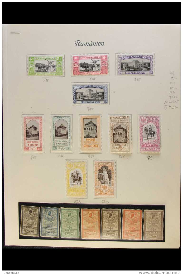 1903-1930 COLLECTION On Leaves, Mint &amp; Used, Inc 1903 New Post Office Set Mint, 1906 Weaving Set Mint &amp;... - Other & Unclassified