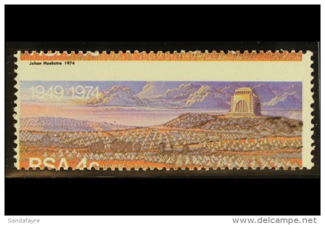 RSA VARIETY 1974 4c Voortrekker Monument, SHIFTED PERFORATIONS, SG 374, Never Hinged Mint. For More Images, Please... - Unclassified