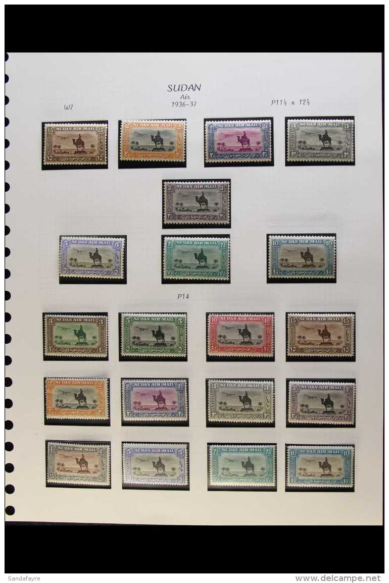 1931-51 KGVI FINE MINT COLLECTION Includes 1931-7 Airmail Set In Both Perfs, 1938 Airmail Surcharges Set, 1948... - Sudan (...-1951)