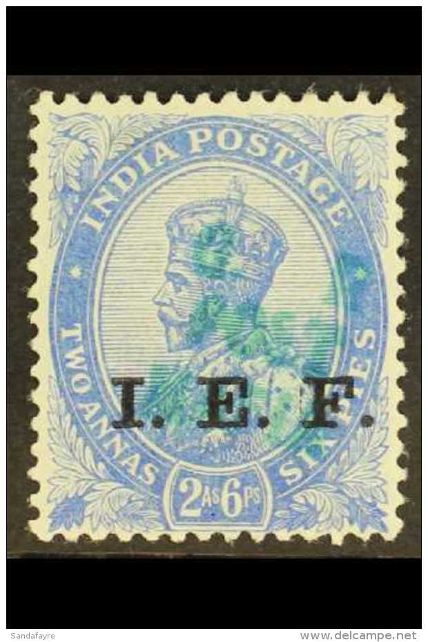 MAFIA ISLAND 1915-16 India KGV Opt'd "I.E.F" 2a6p Bearing Bluish Green "G R Post Mafia" Hand Struck Overprint, SG... - Tanganyika (...-1932)