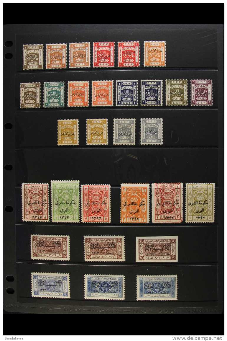 1920-1946 VERY FINE MINT COLLECTION A Most Useful &amp; Interesting Mint &amp; Never Hinged Mint Collection With... - Jordan