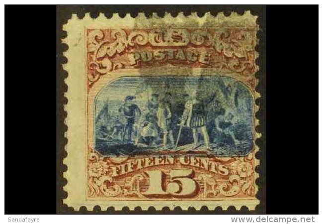 1869 15c Blue And Brown, Type I (SG 120, Sc 118), Lightly Used. For More Images, Please Visit... - Other & Unclassified