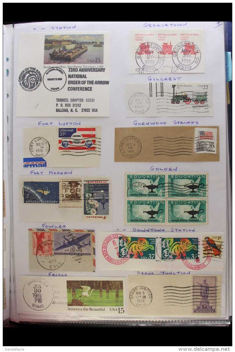 POSTMARK COLLECTION An All Period Range Of Issues, Mostly Tied On Piece With Examples Of Town &amp; City Cds From... - Other & Unclassified