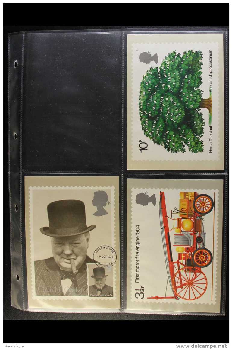 PHQ CARDS. 1974-2001 VERY FINE USED COLLECTION In A Cover Album, Bearing Appropriate Stamps Mostly On The Front... - Other & Unclassified