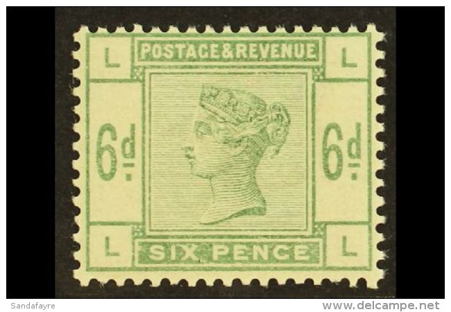 1883-84 6d Dull Green, SG 194, Never Hinged Mint. Very Scarce. For More Images, Please Visit... - Other & Unclassified