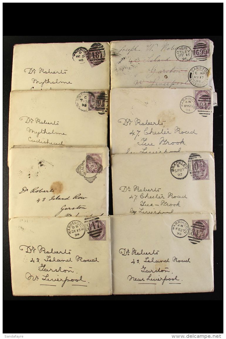 VICTORIAN CORRESPONDENCE COLLECTION. 1890s. An Interesting Collection Of Letters In Their Original Envelopes, All... - Other & Unclassified