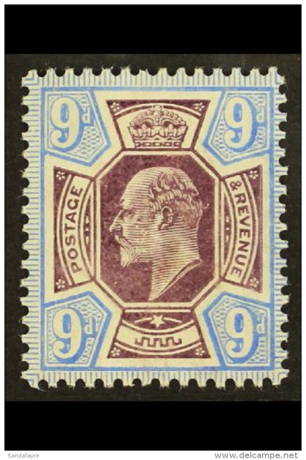 1902-10 9d Slate- Purple And Pale Ultramarine De La Rue, SG Spec M40(2), Never Hinged Mint. For More Images,... - Unclassified
