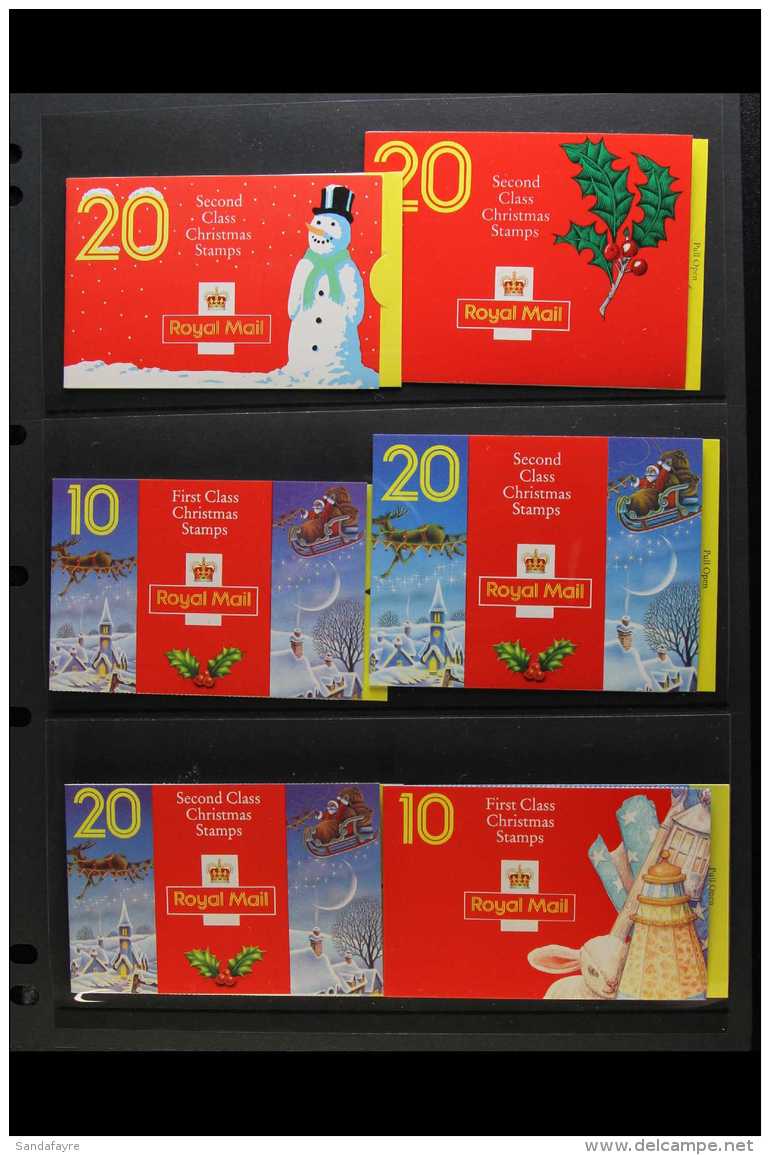 1990-2000 CHRISTMAS BOOKLET COLLECTION A COMPLETE RUN, SG.LX1/20, Very Fine Condition. Retail &pound;135+ (20... - Other & Unclassified