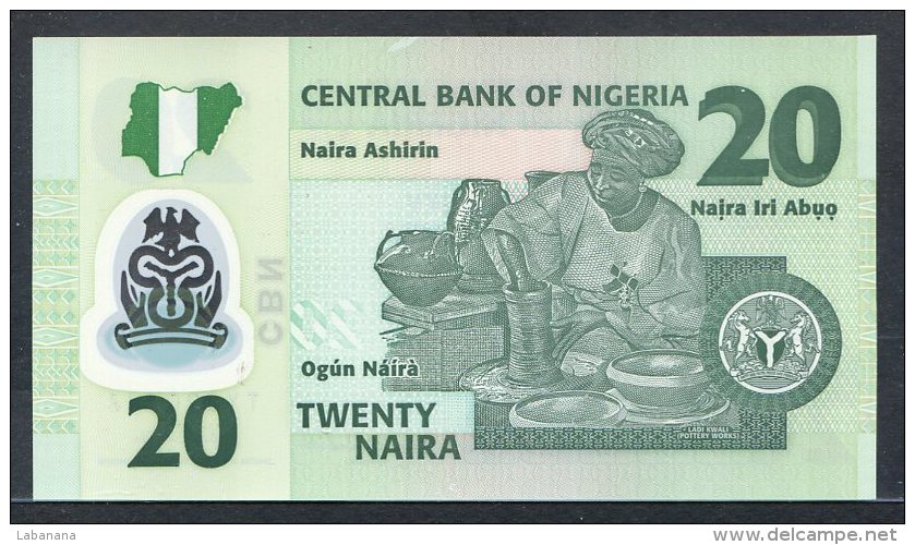 438-Nigeria Billet De 20 Naira 2009 TY920 Neuf - Nigeria