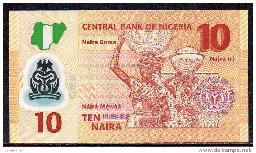 529-Nigeria Billet De 10 Naira 2010 CM223 - Nigeria