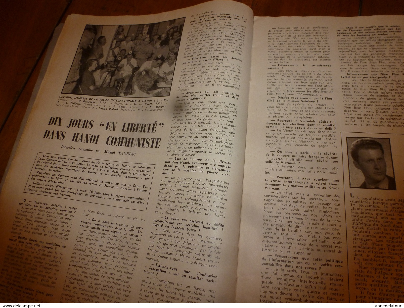 1954 LE COMBATTANT D'INDOCHINE: J'étais prisonnier du Vietminh ;Hanoï; Saïgon; Ho Chi Minh; SIAM ;Légion; G. de Villier