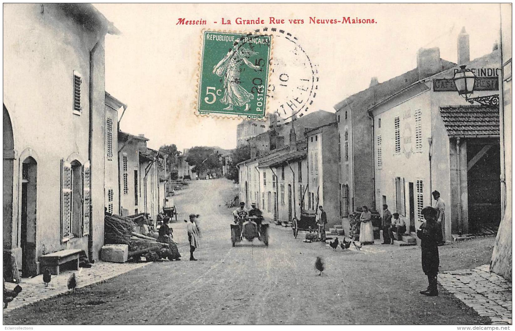 Messein    54      La Grande Rue Vers Neuves-Maisons - Autres & Non Classés