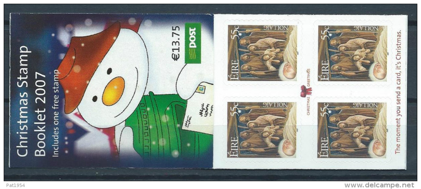 Irlande 2007 Carnet N°1807  Neuf ** Noël - Libretti