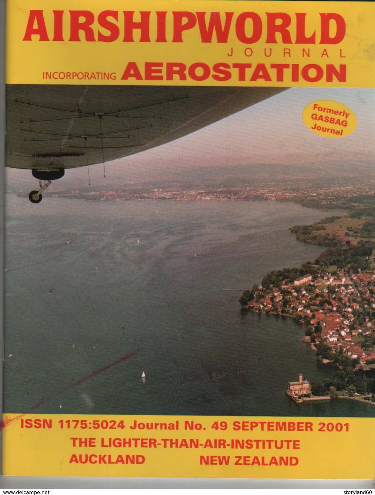 Airshipworld Journal Aérostation, N°49 September 2001 , Institut Du Plus Léger Que L'air Auckland , Graf Zeppelin - Verkehr