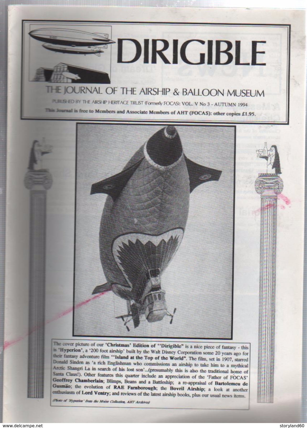 Dirigible , Dirigeable , Journal Du Musée Des Ballons Et Dirigeables Vol 5 N°3 Automne 1994 - Verkehr