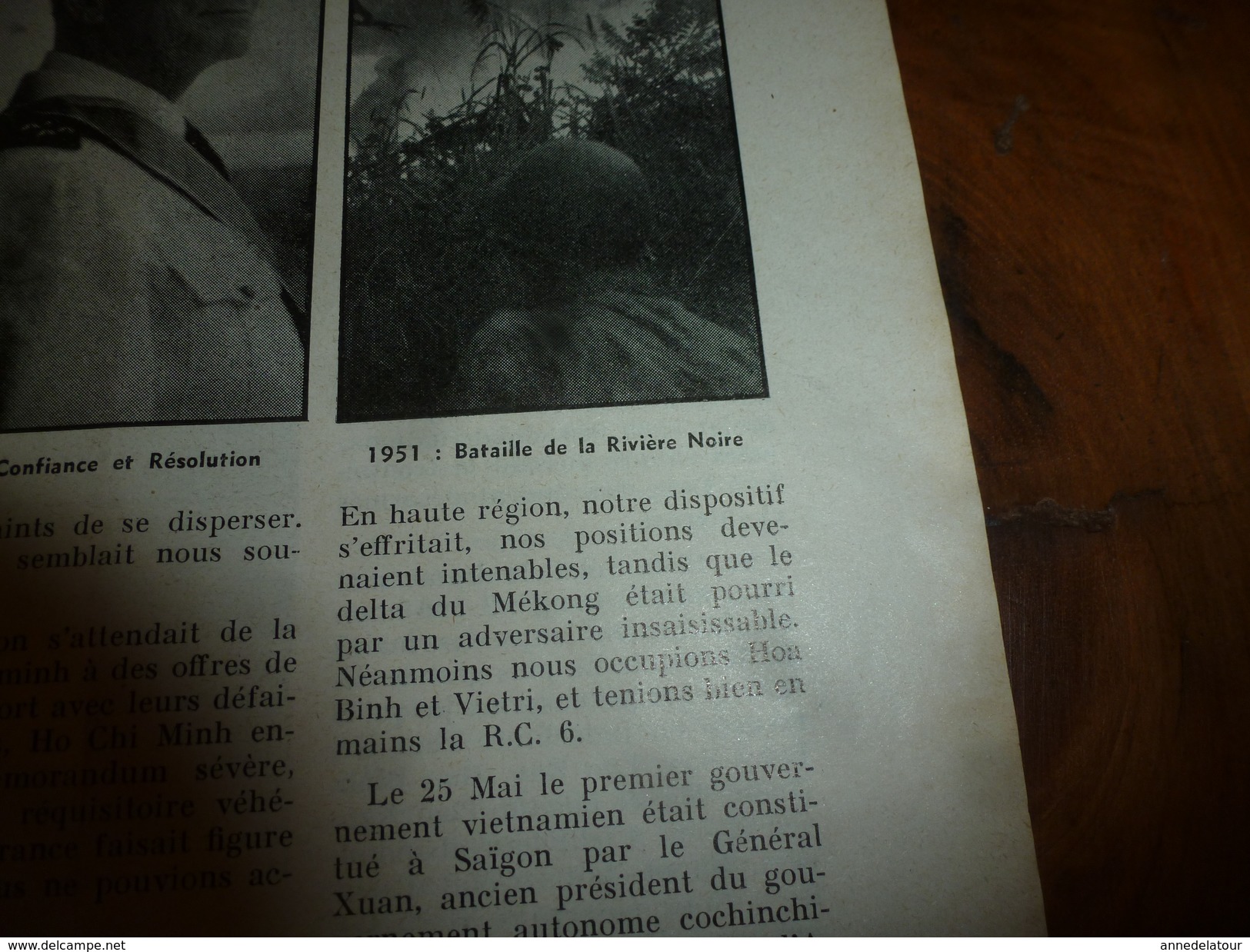 1954 LE COMBATTANT D'INDOCHINE:   Au secours de DIEN BIEN PHU ;  Bataille de la Rivière Noire ; etc