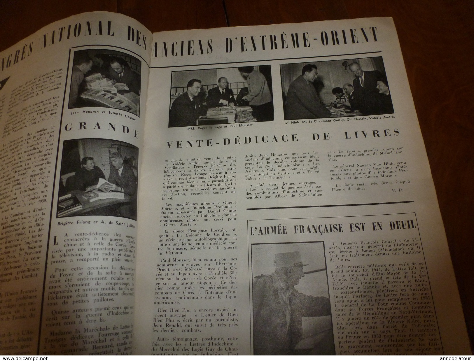 1955 LE COMBATTANT D'INDOCHINE:   J'étais à DIEN BIEN PHU ; La Liberté Du Culte à La Mode Vietminh; Etc - French