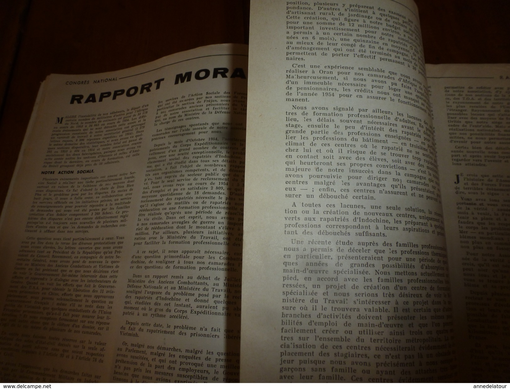 1955 LE COMBATTANT D'INDOCHINE:   J'étais à DIEN BIEN PHU ; La liberté du culte à la mode Vietminh; etc